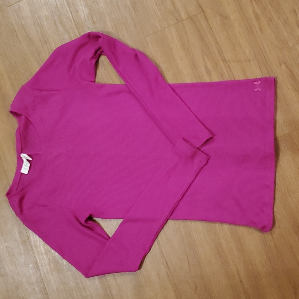 Under armour cozy waffle shirt x small